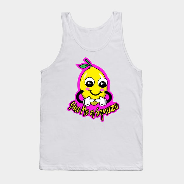 Give me a squeeze -Lemon Tank Top by Graphic_01_Sl